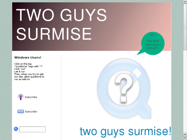 www.twoguyssurmise.com