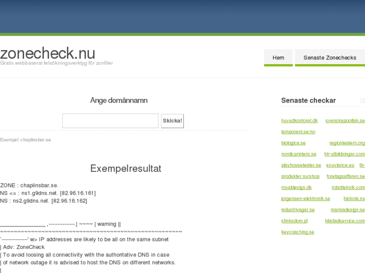 www.zonecheck.nu