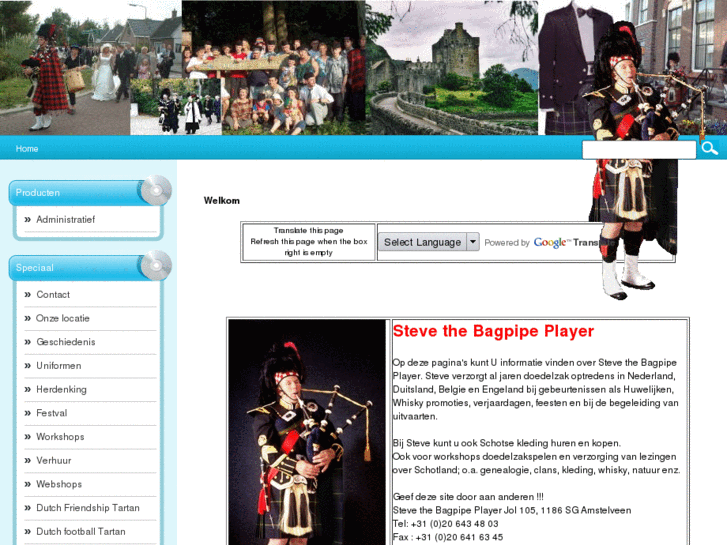 www.bagpipeplayer.nl