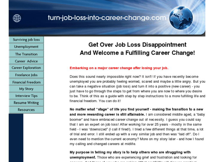 www.turn-job-loss-into-career-change.com