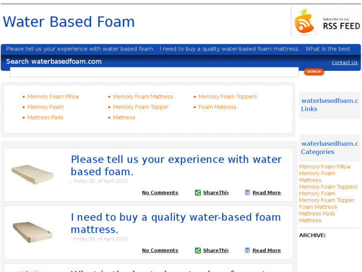 www.waterbasedfoam.com