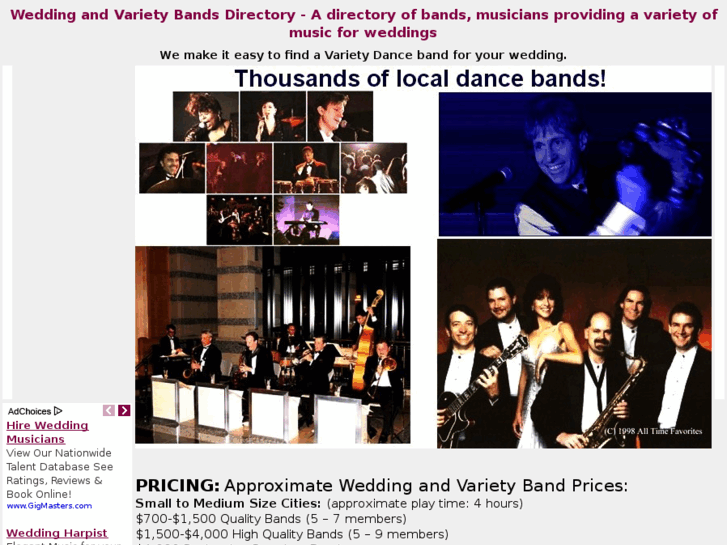 www.weddingvarietybands.com