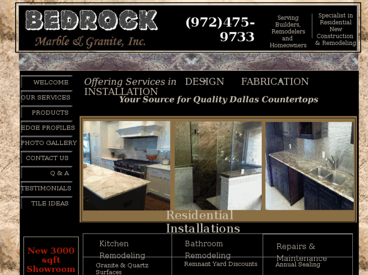 www.bedrockgranitedesigns.com