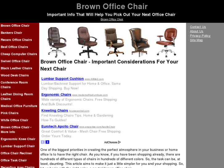 www.brownofficechair.org