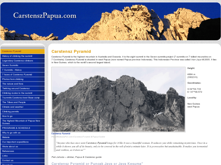 www.carstensz-papua.com