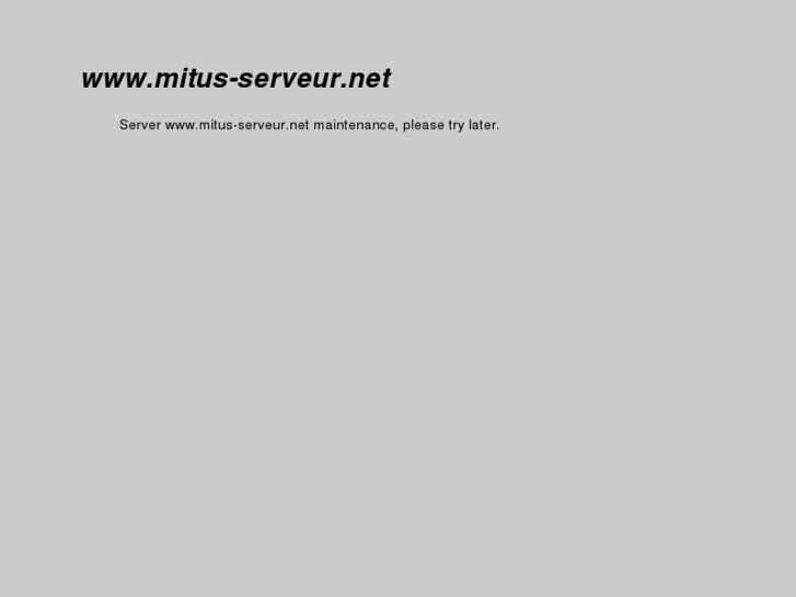 www.mitus-serveur.net