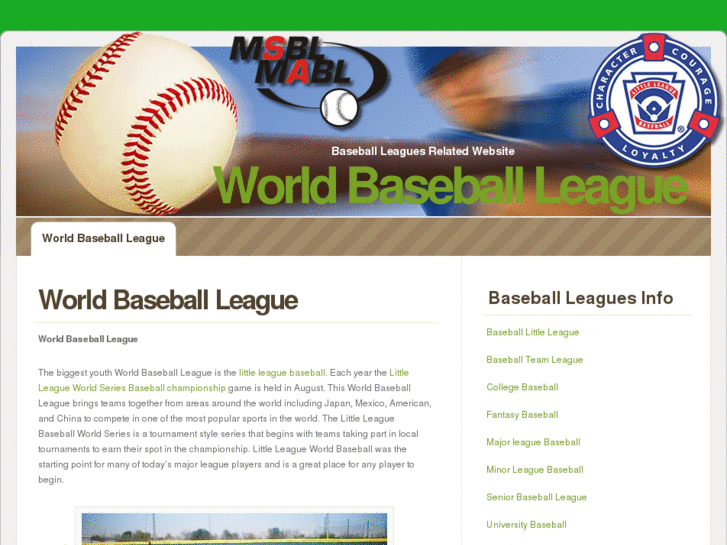 www.worldbaseballleague.net