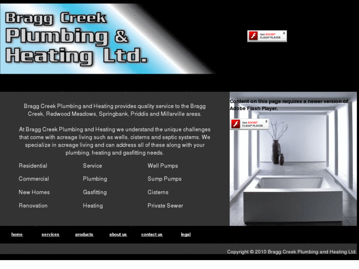 www.braggcreekplumbingandheating.com