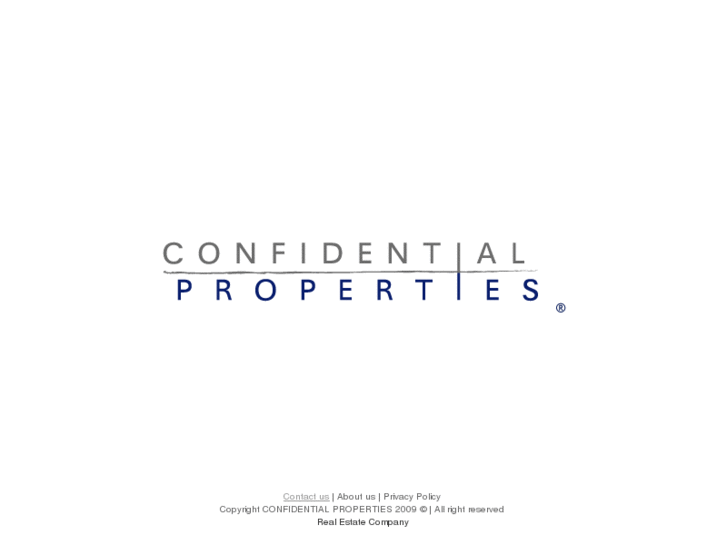 www.confidentialproperties.com