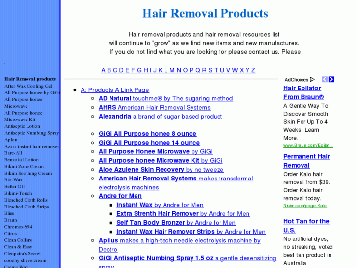 www.hair-removal-products.com