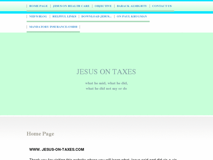 www.jesus-on-taxes.com