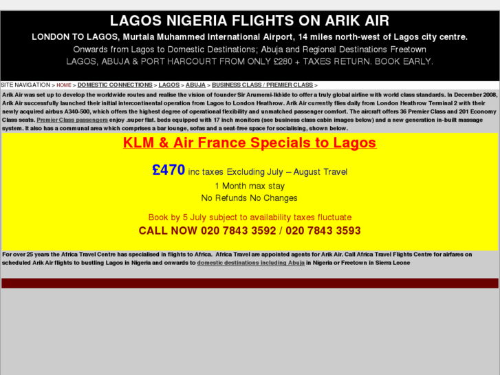 www.lagosnigeriaflights.com