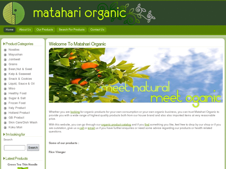 www.matahariorganic.com