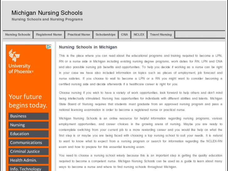 www.michigan-nursing-schools.com