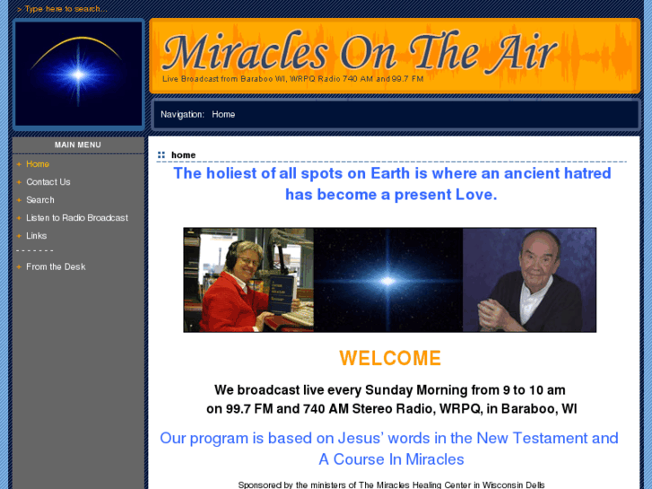 www.miraclesontheair.com