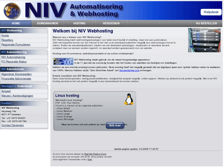 www.niv-webhosting.nl