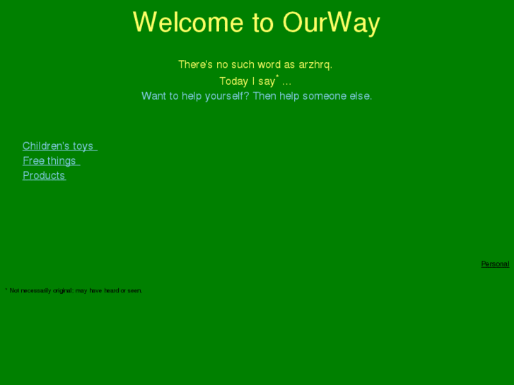 www.ourway.com