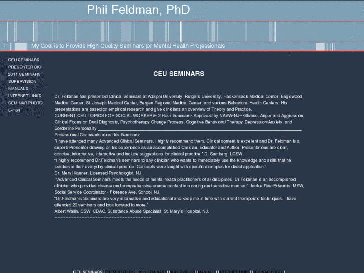 www.philfeldmanphd.com