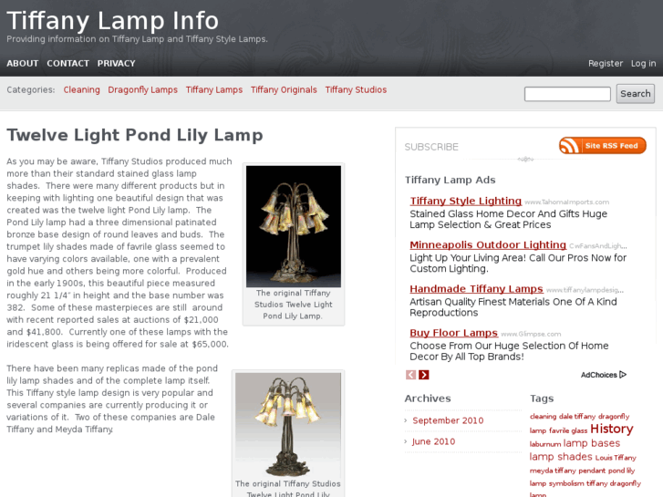 www.tiffanylamp.info