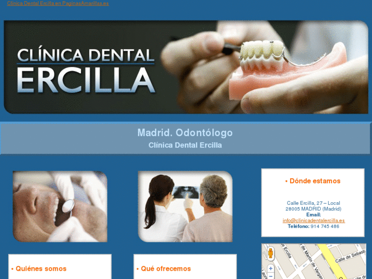 www.clinicadentalercilla.es