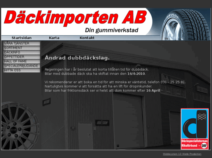 www.dackimporten.com