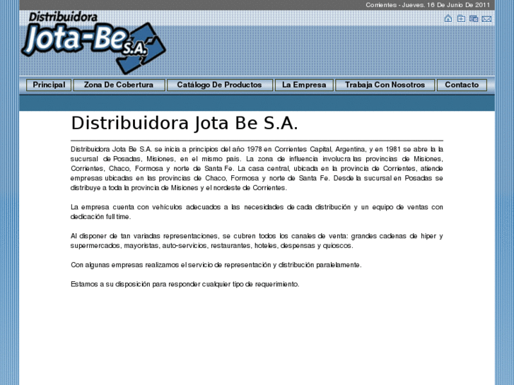 www.distribuidorajotabe.com.ar