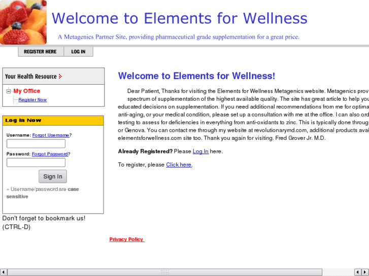 www.elementsforwellness.com