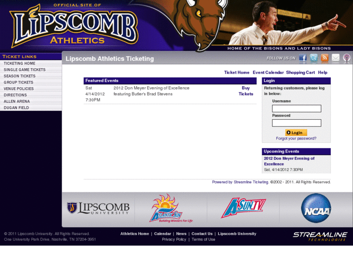 www.lipscombtickets.com