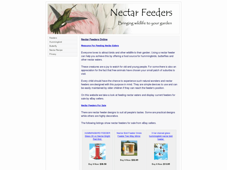 www.nectarfeeders.com