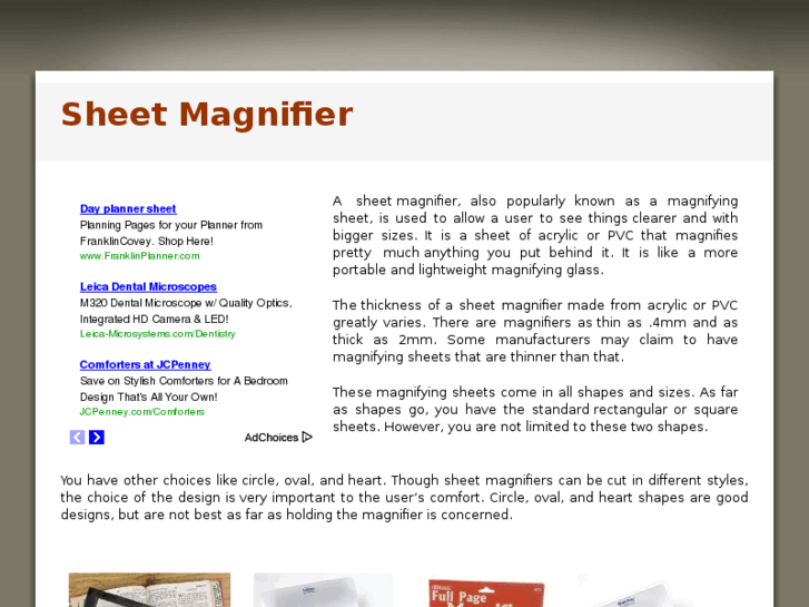 www.sheetmagnifier.com