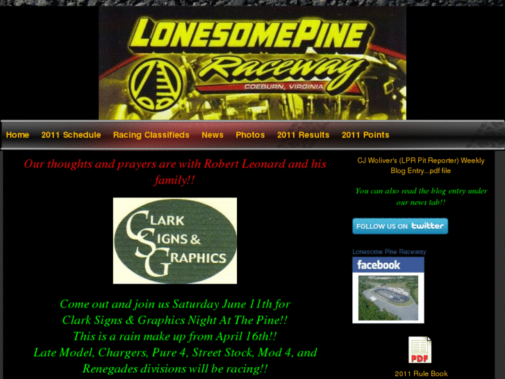 www.thepineraceway.com