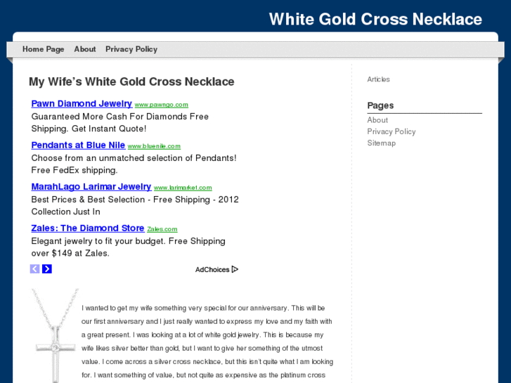 www.whitegoldcrossnecklace.org