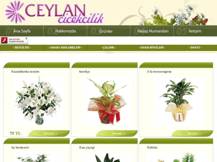 www.ceylancicekcilik.com