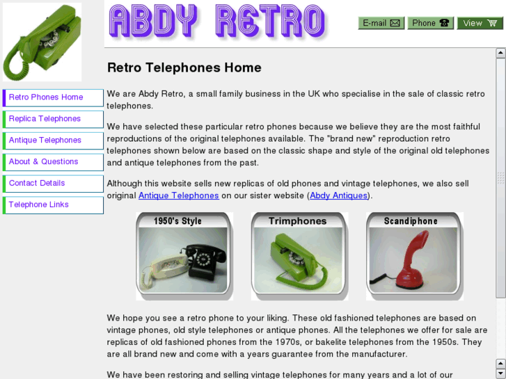 www.classicretrophones.co.uk