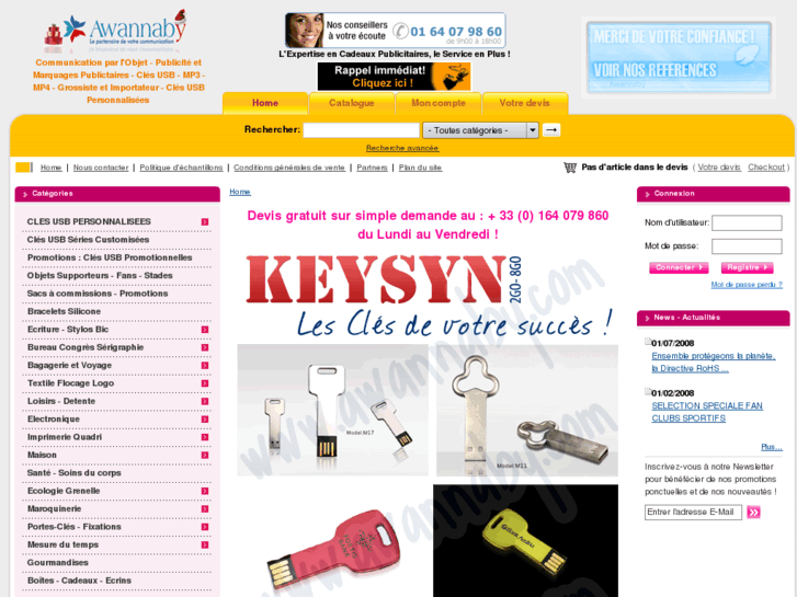 www.clesusb-personnalisables.com