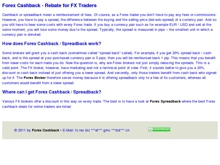 www.forexcashback.org