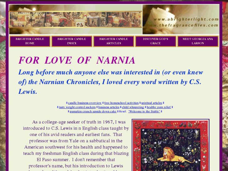 www.forloveofnarnia.com