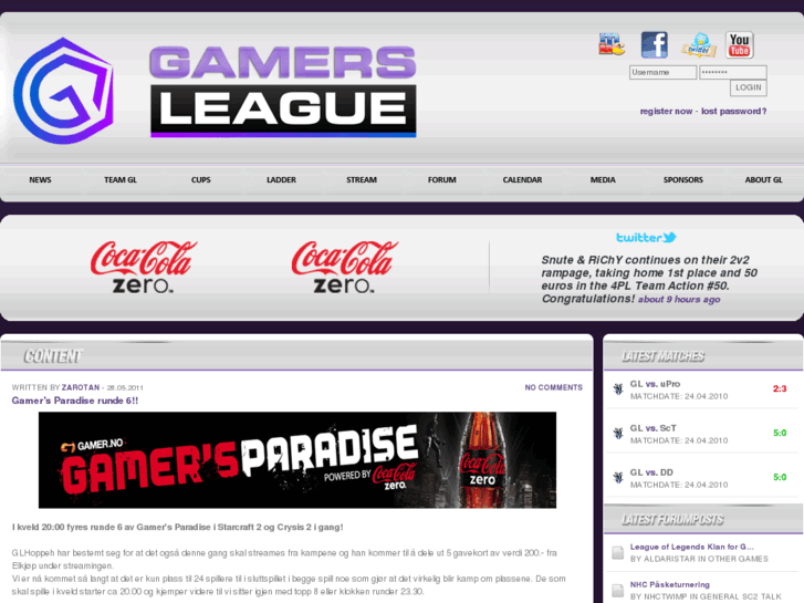 www.gamersleague.no