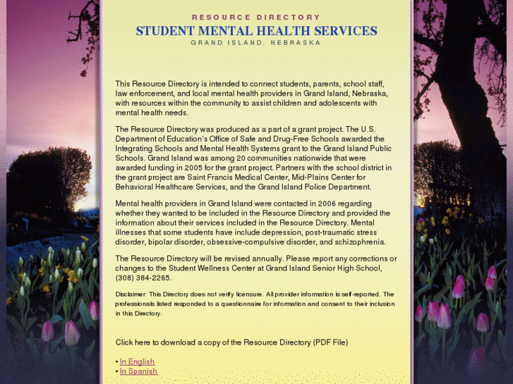 www.gistudentmentalhealth.org