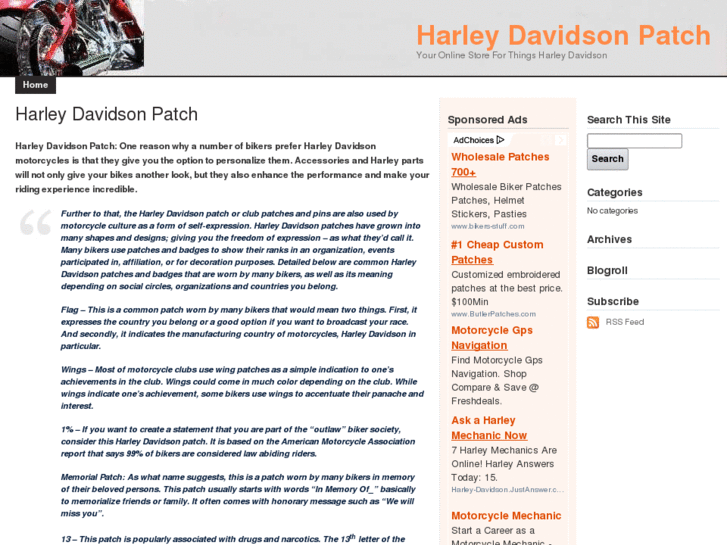 www.harleydavidsonpatch.net