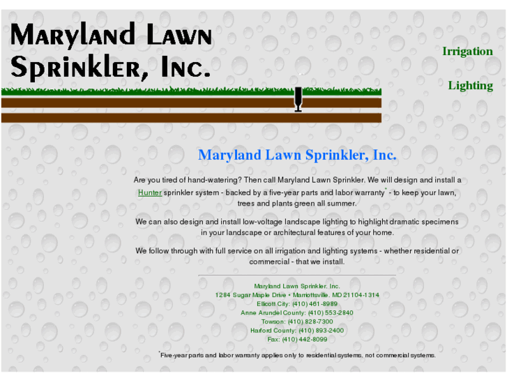 www.marylandlawnsprinkler.com