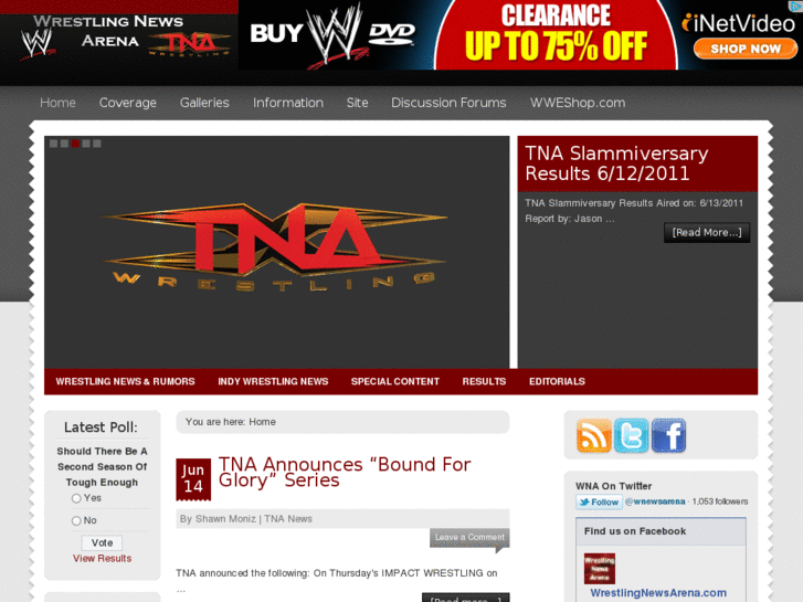 www.wrestlingnewsarena.com