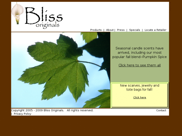 www.blissoriginals.com