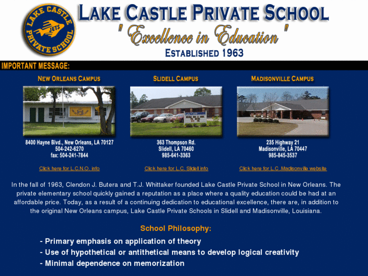 www.lakecastleschool.com