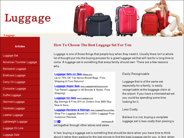 www.luggageadvice.com