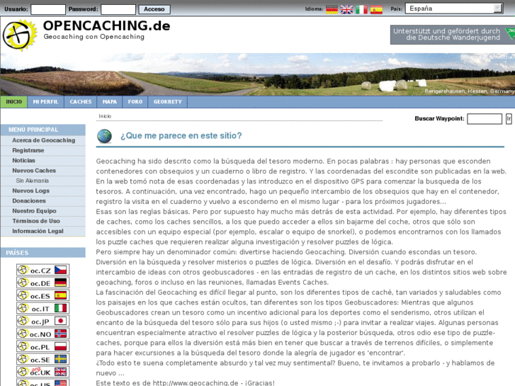 www.opencachingspain.es