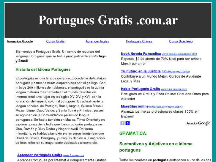 www.portuguesgratis.com.ar