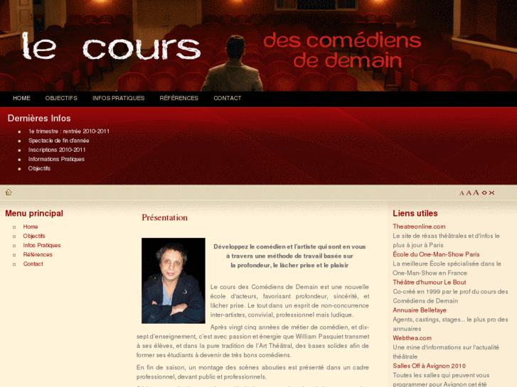 www.comediensdedemain.com