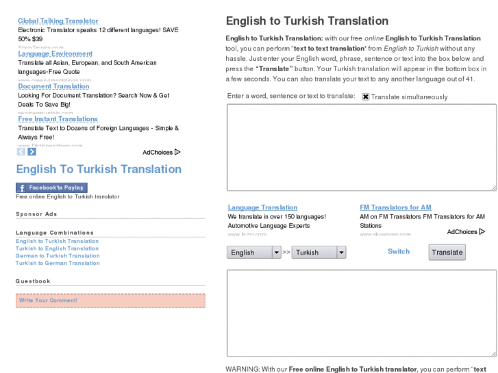 www.englishtoturkish.com