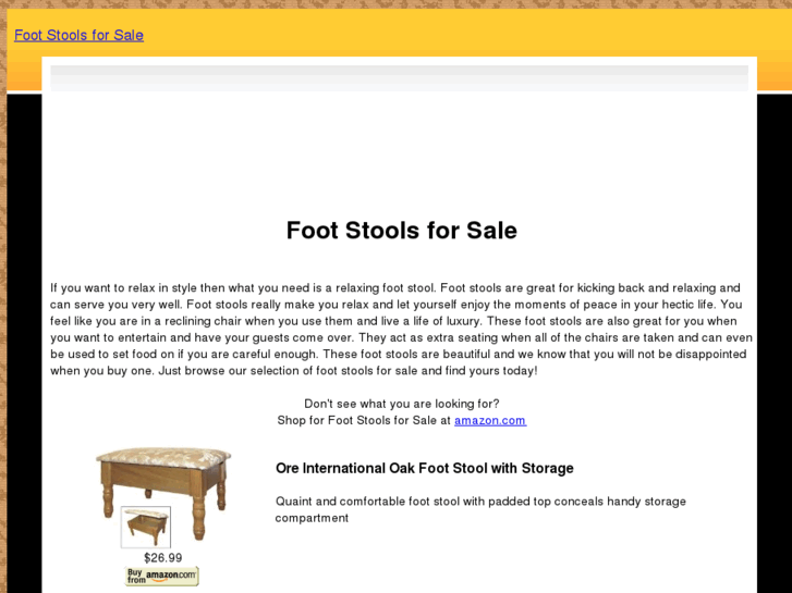 www.footstoolsforsale.com